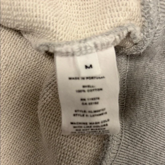 Helmut Lang Gray Graphic Hoodie for Men - Picture 6 of 13